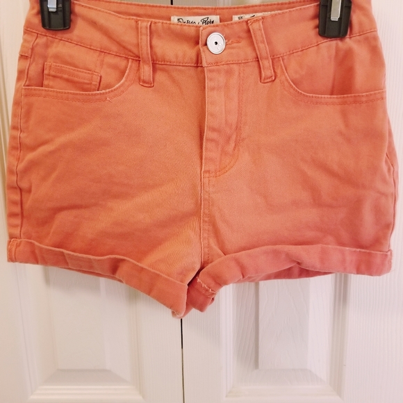 Indigo Rein Shorts Orange Denim Shorts Poshmark